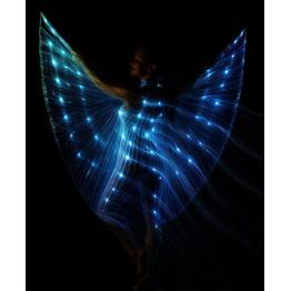 Capa iris con varillas y luz LED – 140 cm