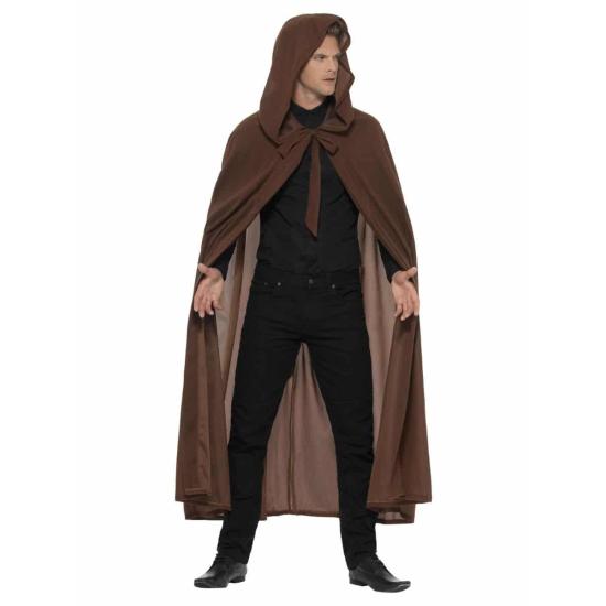 Capa Disfraz con Capucha Lujo Marrón