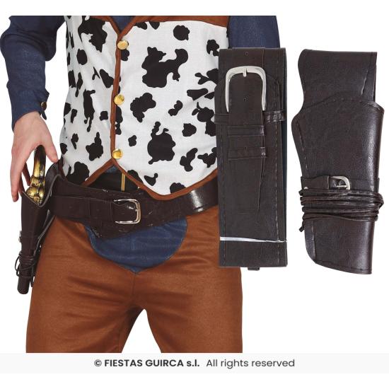 Cartuchera Negra de piel para adulto **