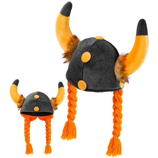 Casco de Galo Obelix con Trenzas