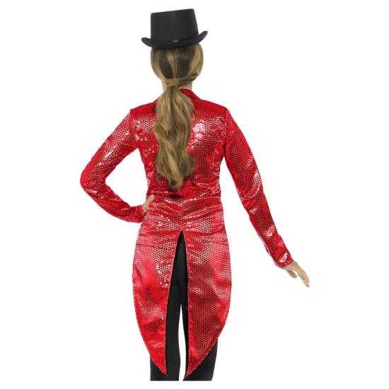 Chaqueta Lentejuelas Roja adulta