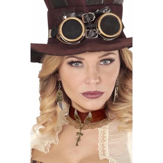 Collar Steampunk con llave