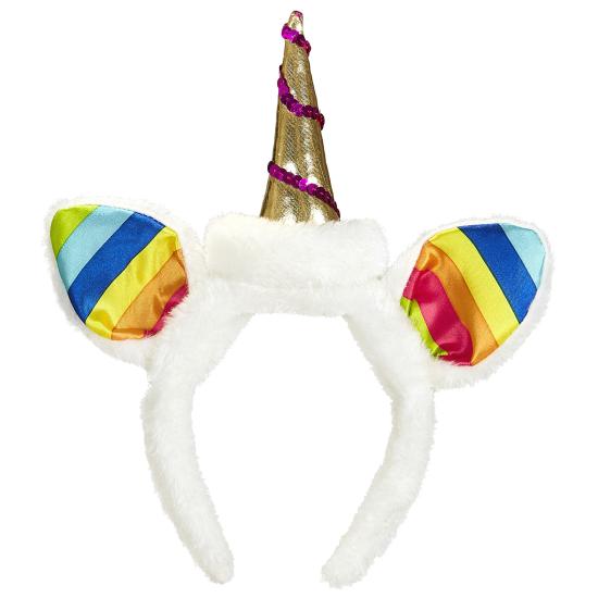 Diadema de Unicornio Multicolor