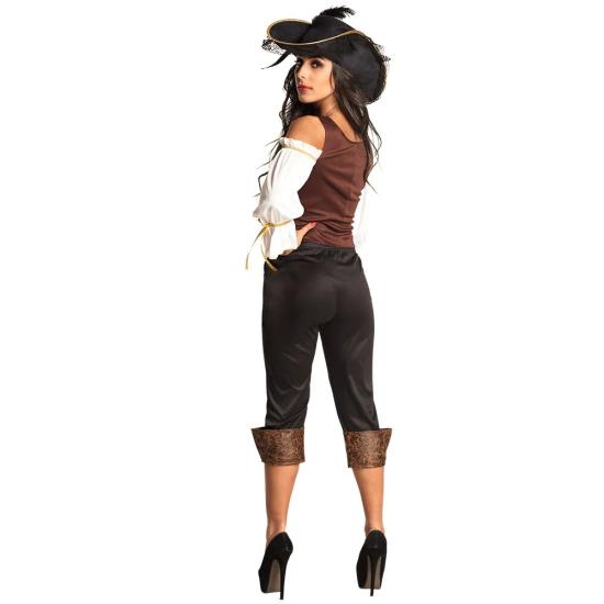 Disfraz  Pirata Bucanera aventurera para  adulta