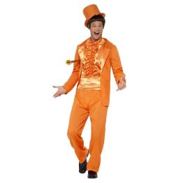 Disfraz 2 Tontos Muy Tontos Naranja para hombre