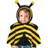 Disfraz Abeja Peluche (Poncho con Capucha) para Bebé