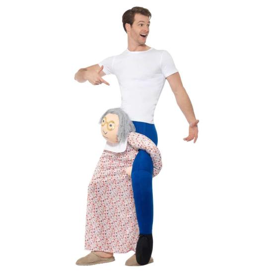 Disfraz de Abuela a Hombros adulto