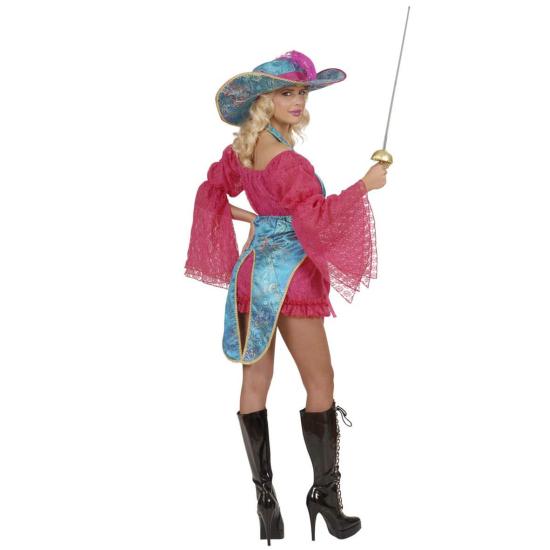 Disfraz adulta Mosquetera Sexy Pink.