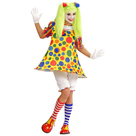 Disfraz adulta Payasa Círculos