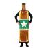 Disfraz adulto Botellín de Cerveza talla M