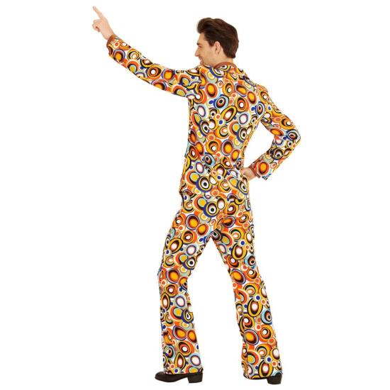 Disfraz  Disco de los Años 70 Circulos para Adulto