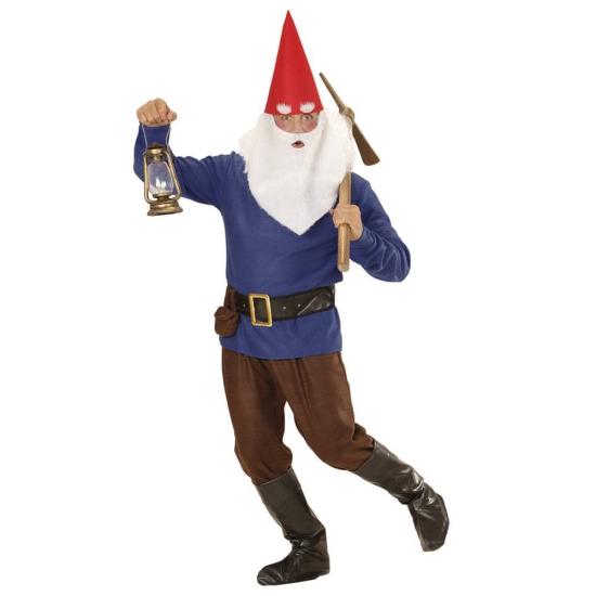 Disfraz Enanito del Bosque Azul para Adulto