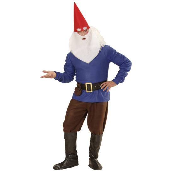 Disfraz Enanito del Bosque Azul para Adulto