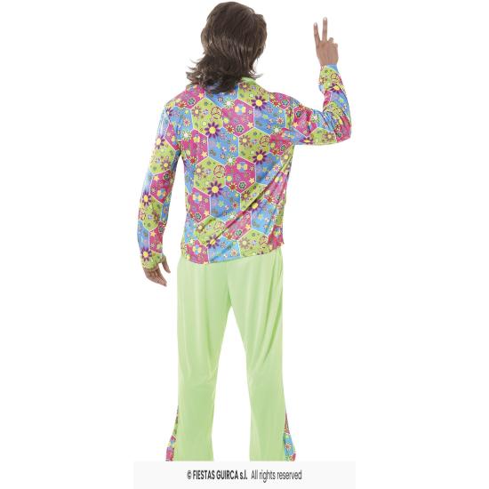 Disfraz adulto Hippie Flower Power
