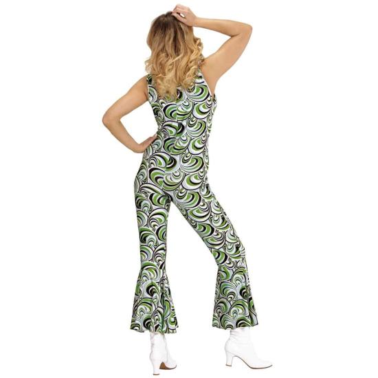 Disfraz  Mono Mujer Groovy años 70 Waves talla adulta