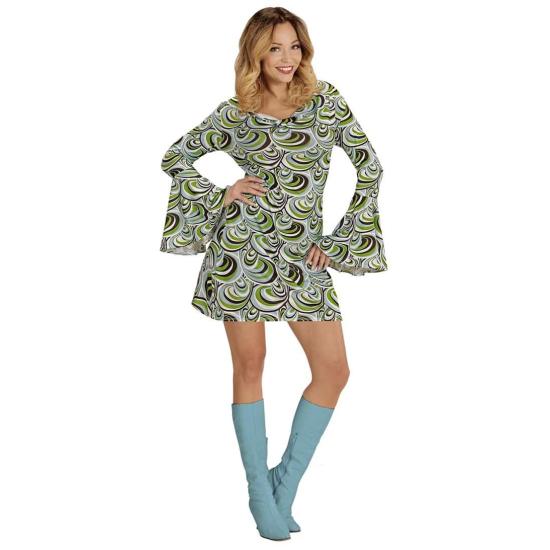 Disfraz  Mujer Groovy años 70 Waves.adulta