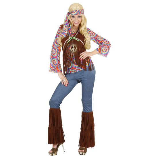 Disfraz Chica Hippie Boom adulta