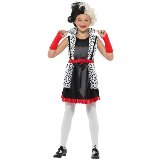Disfraz Cruella de Vill  talla infantil