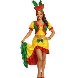 Disfraz Cubana para Mujer