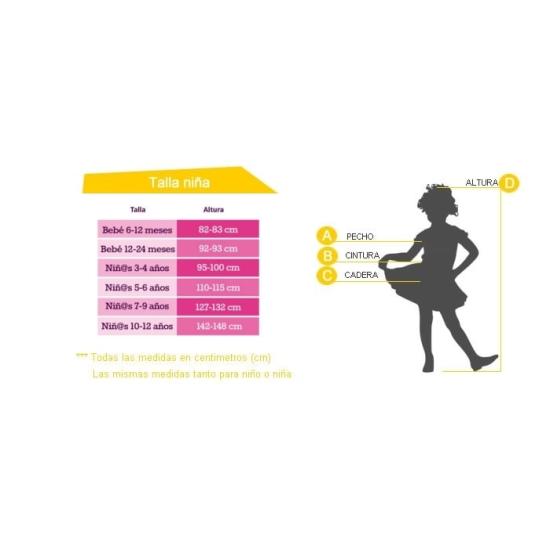 Disfraz de Arlequín Feliz niña