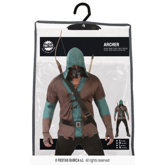 Disfraz de Arquero Bosque para adultos