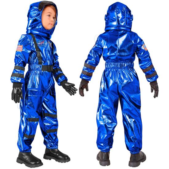 Disfraz de Astronauta Misión Espacial Azul talla infantil unisex