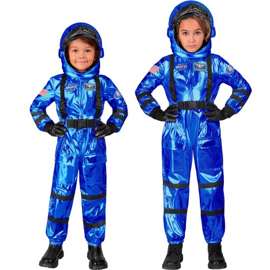 Disfraz de Astronauta Misión Espacial Azul talla infantil unisex