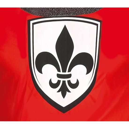 Disfraz de Caballero Medieval Atuendo Rojo para Hombre Adulto **