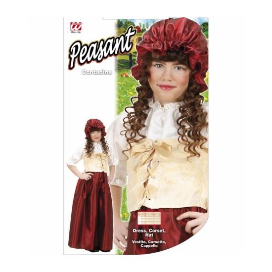 Disfraz  Posadera o Campesina Medieval para Niña