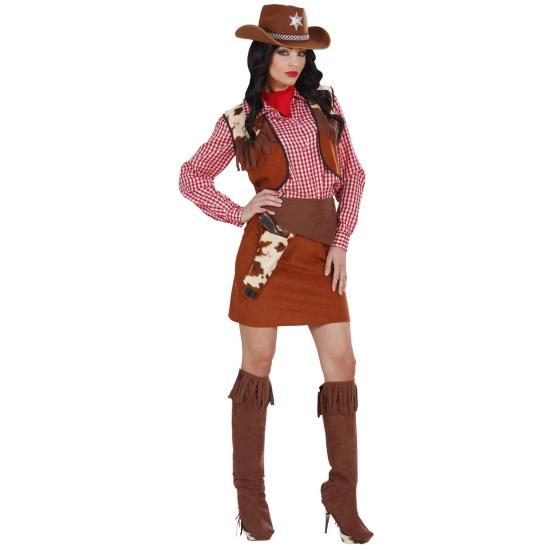 Disfraz de Cowgirl Salvaje Oeste mujer