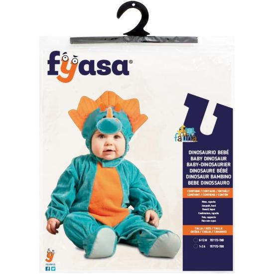 Disfraz de Dinosaurio para Bebé 1-2 años - Incluye Mono y Capucha