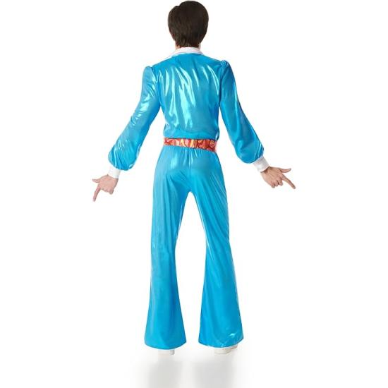 🕺 Disfraz de Disco Azul Hombre Años 70