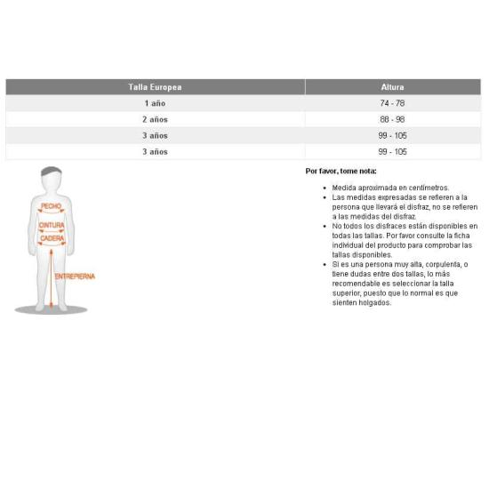 Disfraz de Domador Circo bebé. UK