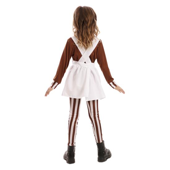 Disfraz de Duendecilla Dulce Infantil oompa loompa de Willy Wonka