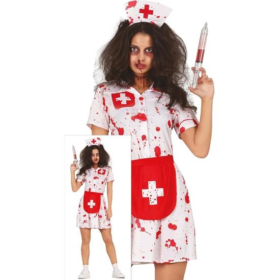 Disfraz de enfermera caminante zombie