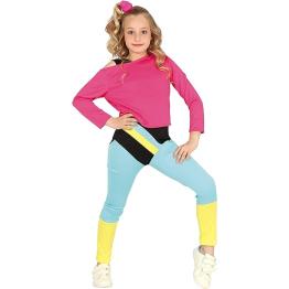 Disfraz de Gimnasta Años 90 Niña **