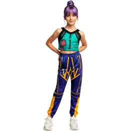 Disfraz de Guerrera K-Pop Zoey Huntrix para niña