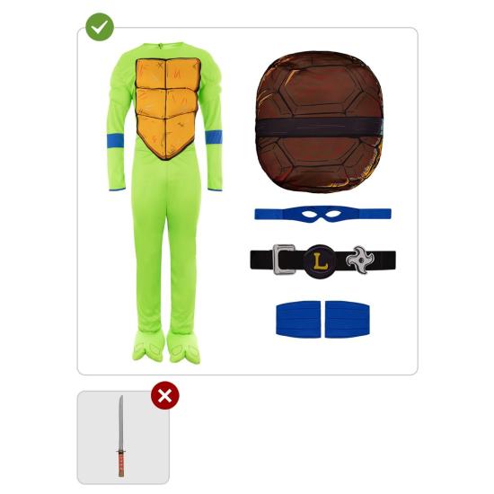 Disfraz de Leonardo para hombre - Las Tortugas Ninja