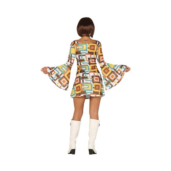 Disfraz de los Años 70 Reina Pista talla adulta.