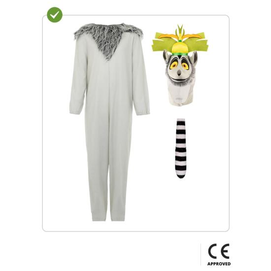 Disfraz de Madagascar Rey Julien para niño