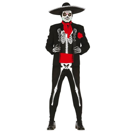 Disfraz de Mariachi Esqueleto para chico