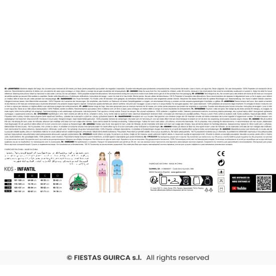 Disfraz de Navidad Virgen Maria talla Infantil