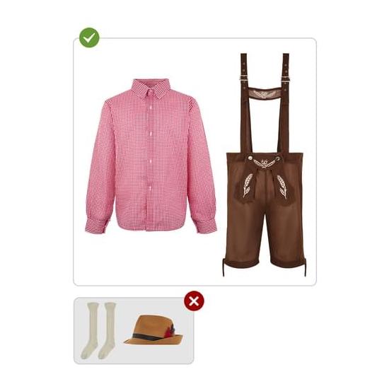 Disfraz de Oktoberfest deluxe para hombre