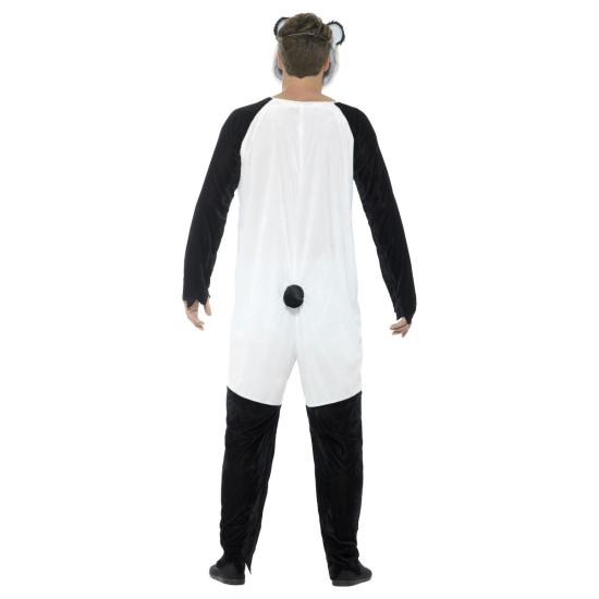 Disfraz de panda zombi, deluxe, adulto