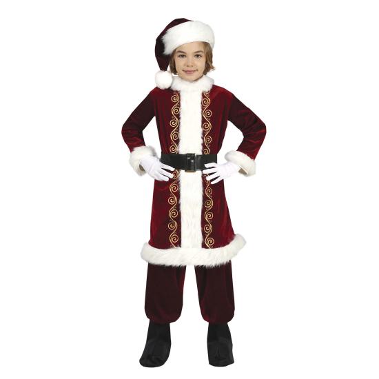 Disfraz de Papá Noel de la Navidad niño