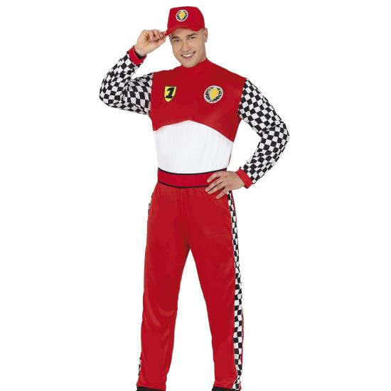 Disfraz de Piloto de Fórmula 1 Ferrari para Adultos
