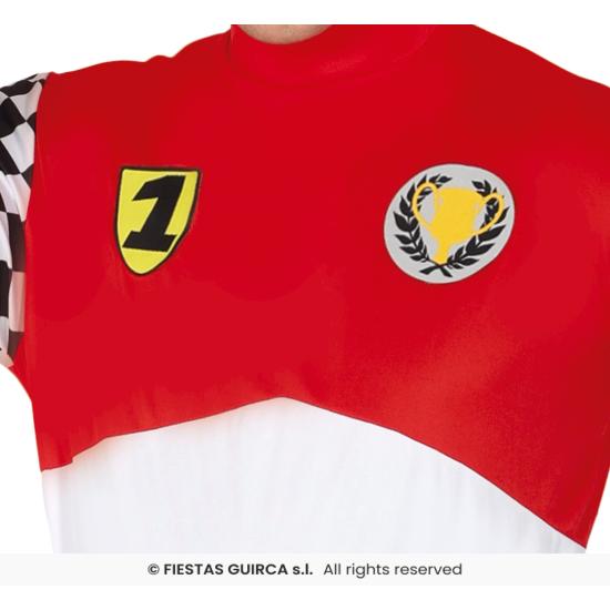 Disfraz de Piloto de Fórmula 1 Ferrari para Adultos