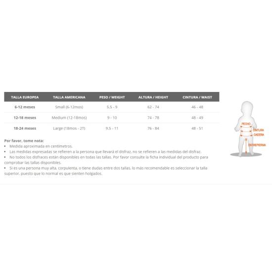 Disfraz de Pimiento Rojo para bebé