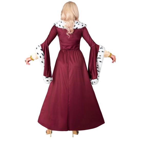 Disfraz de Reina para Mujer - Vestido Largo con Corona