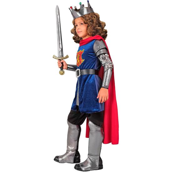 Disfraz de Rey Medieval para Niño – Set Completo de 8 Piezas